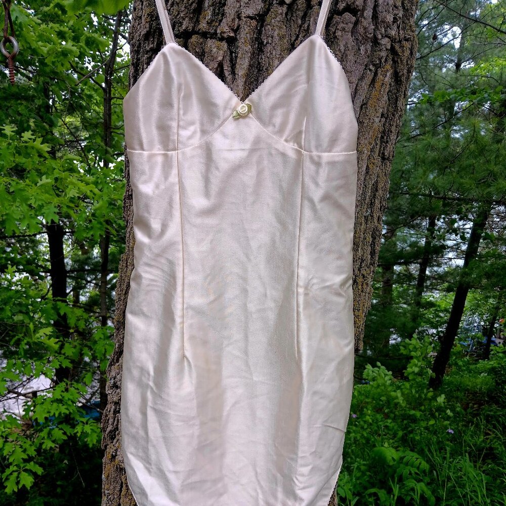Zya Vena Romantica Dress Cream Size 4 NWT